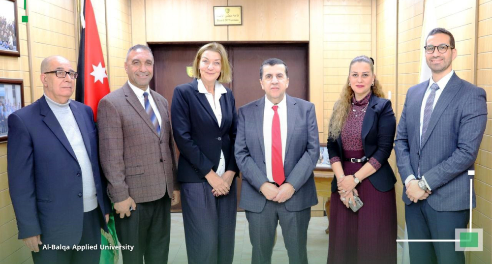 وفد من شركة Pearson العالمية يزور جامعة البلقاء التطبيقية ويبحث تعزيز البرامج التقنية والمهارات المستقبلية